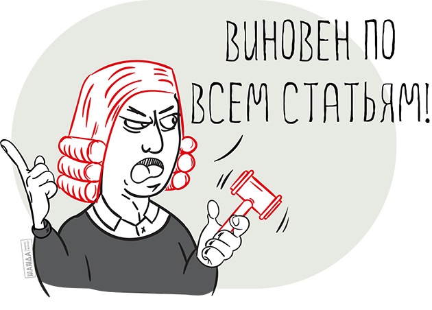 Виновен по всем статьям