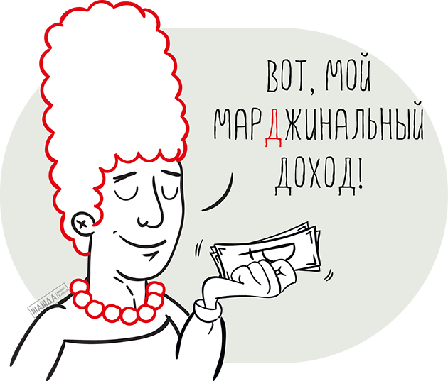 Вот мой марджинальный доход